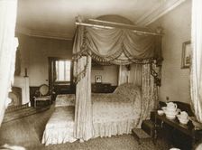 Lord Byron's bedroom, Newstead Abbey, Nottinghamshire, 1905. Creator: Henson & Co
