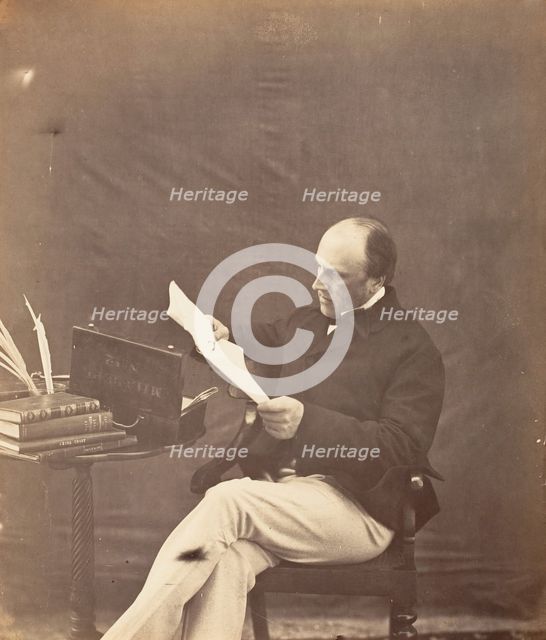 Lord Canning, Viceroy and Governor General of India, from March 1856 to March 1862, 1860. Creator: Unknown.