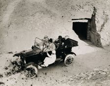 Lord Carnavon's first visit to the Valley of the Kings, Egypt, 1922. Creator: Harry Burton