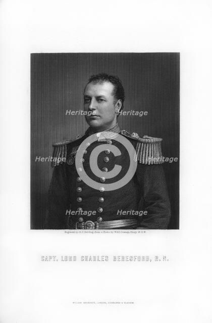 Lord Charles Beresford, British Admiral and Member of Parliament, 1893.Artist: HC Balding
