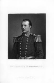 Lord Charles Beresford, British Admiral and Member of Parliament, 1893.Artist: HC Balding