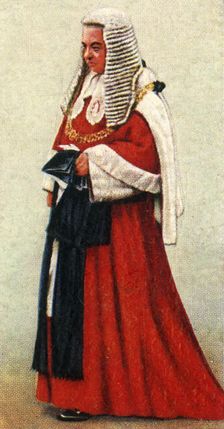 Lord Chief Justice of England 1937. Creator: Unknown