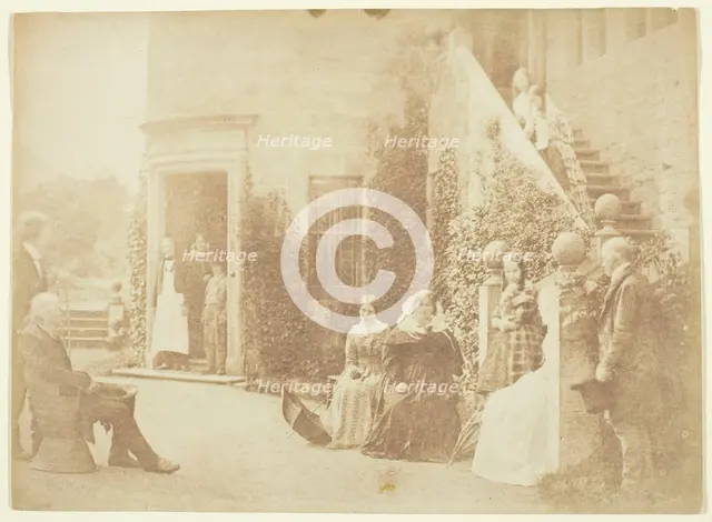 Lord Cockburn at Bonaly, 1846/47. Creators: David Octavius Hill, Robert Adamson, Hill & Adamson.