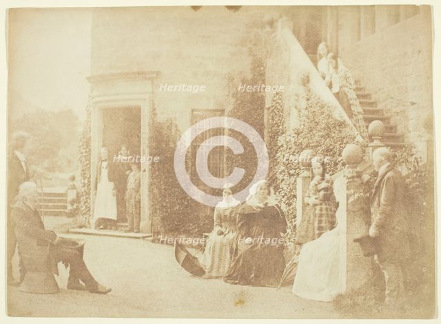 Lord Cockburn at Bonaly, 1846/47. Creators: David Octavius Hill, Robert Adamson, Hill & Adamson.