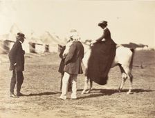 Lord Clyde, Lord Canning and Lady Canning, 1858-61. Creator: Unknown