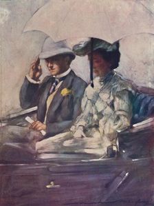 Lord Curzon and the Duchess of Connaught on their Way to the Retainers 1903. Artist: Mortimer L Menpes