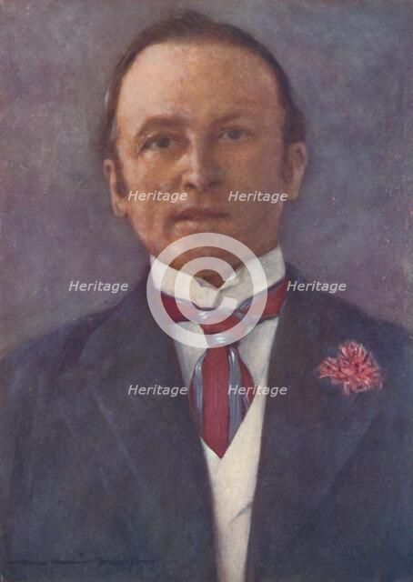 'Lord Curzon in his Study at Delhi', 1903. Artist: Mortimer L Menpes.