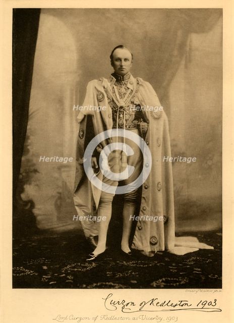 'Lord Curzon of Kedleston as Viceroy, 1903', (1925). Creator: Unknown.