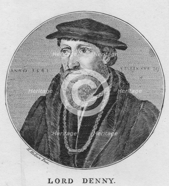 'Lord Denny', 1541, (early 19th century?). Creator: Unknown.
