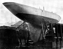 Lord Dunraven's new yacht, "Valkyrie III,", 1895. Creator: G. West and Son