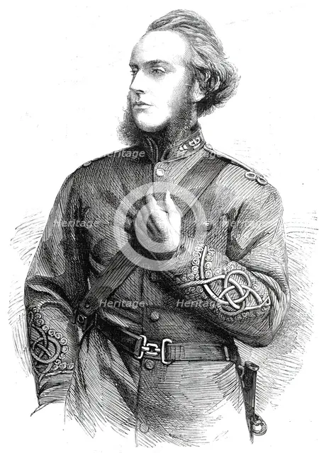 Lord Elcho - from a photograph by John Watkins, 1860. Creator: Unknown.