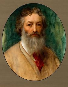 Lord Frederic Leighton, Self Portrait, 1882. Creator: Frederic Leighton