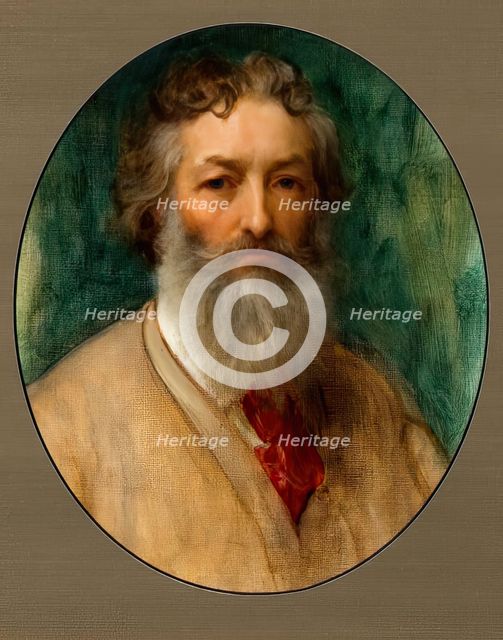 Lord Frederic Leighton, Self Portrait, 1882. Creator: Frederic Leighton.