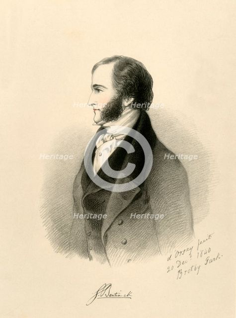 'Lord George Bentinck', 1840. Creator: Richard James Lane.