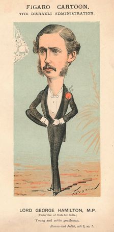 Lord George Hamilton, M.P. c1870. Artist: Faustin