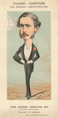 Lord George Hamilton, M.P. c1870. Artist: Faustin