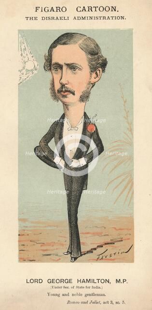 'Lord George Hamilton, M.P.', c1870. Artist: Faustin.
