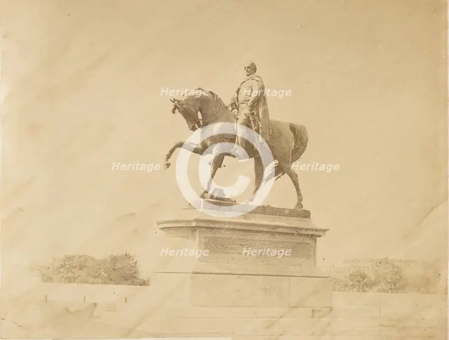 Lord Hardinge's Monument, Calcutta, 1850s. Creator: Captain R. B. Hill.