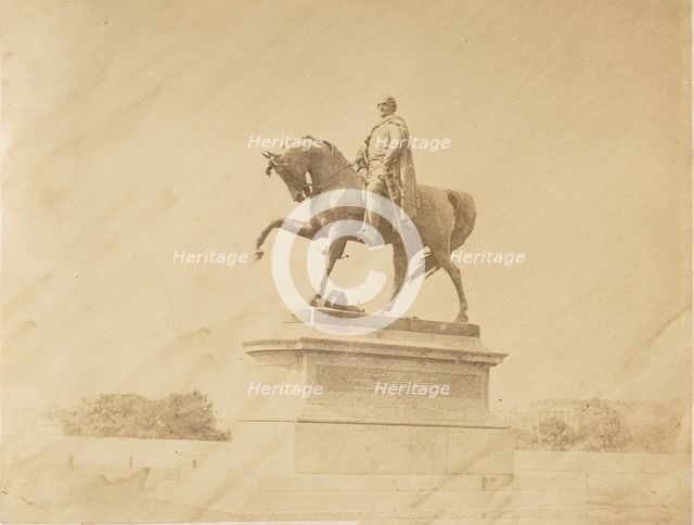 Lord Hardinge's Monument, Calcutta, 1850s. Creator: Captain R. B. Hill.