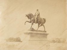 Lord Hardinge's Monument, Calcutta, 1850s. Creator: Captain R. B. Hill