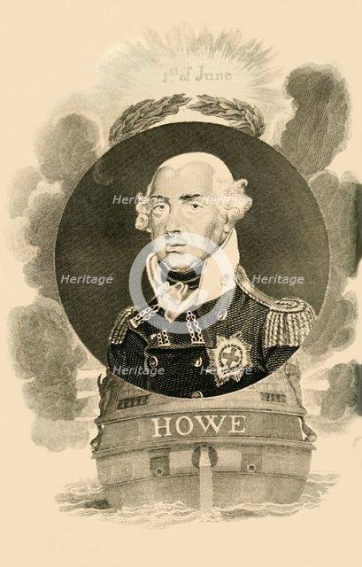 'Lord Howe', (1726-1799), 1816. Creator: Unknown.
