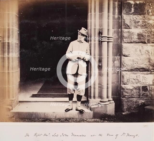 Lord John Manners at St Marys, from an album compiled by Sir John Everett Millais. Creator: Unknown.