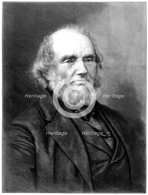 Lord John Russell, British Whig and Liberal statesman, 1875. Artist: Unknown