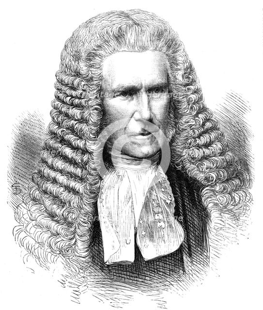 Lord Justice Sir William Page Wood, 1868. Creator: Unknown.