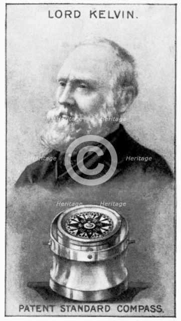 Lord Kelvin, Irish-Scottish mathematical physicist and engineer, (c1924). Artist: Unknown