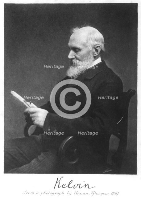 Lord Kelvin, Scottish mathematician and physicist, 1897. Artist: James Craig Annan