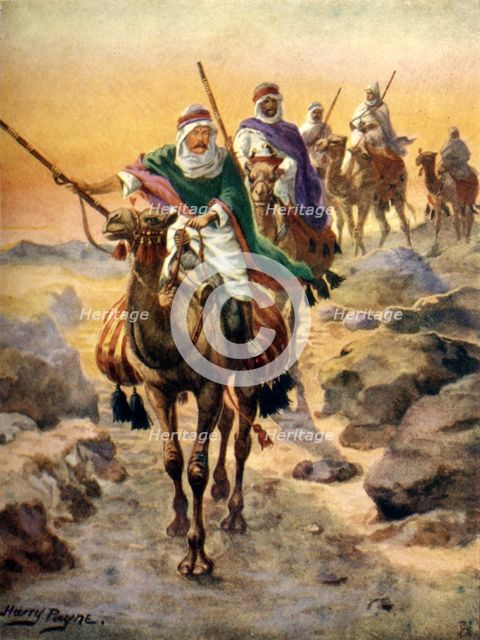 'Lord Kitchener Disguised As An Arab', c1929.  Creators: Howard Davie, Harry Payne.