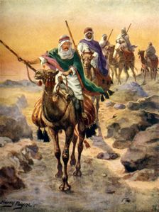 Lord Kitchener Disguised As An Arab c1929. Creators: Howard Davie, Harry Payne