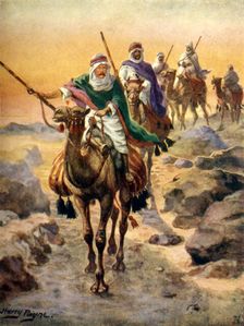 Lord Kitchener Disguised As An Arab c1929. Creators: Howard Davie, Harry Payne