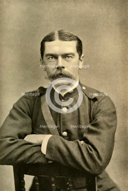 'Lord Kitchener of Khartum', c1885, (1901). Creator: Elliott & Fry.