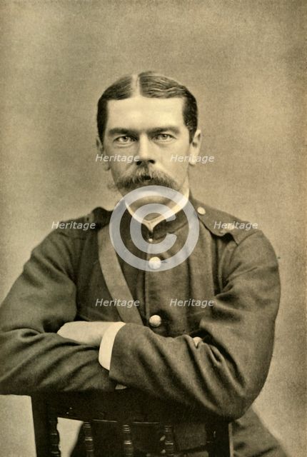 'Lord Kitchener of Khartum', c1885, (1901). Creator: Elliott & Fry.
