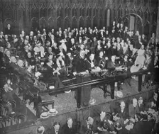 Lord Kitchener making a recruiting appeal at the Guildhall 1915
