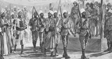 Lord Kitchener's Conquest of the Soudan, 1896-98:...after the Battle of Atbara (1901). Creator: Unknown