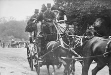 Lord Leconfield and Coach, between c1910 and c1915. Creator: Bain News Service