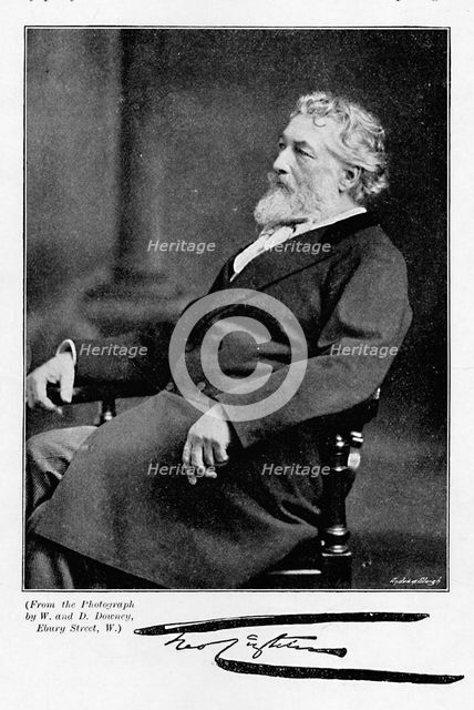 'Lord Leighton', c1890, (1896).  Artist: W&D Downey.