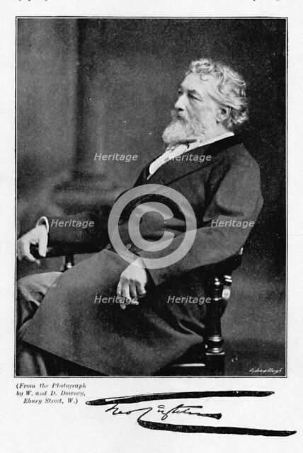 'Lord Leighton', c1890, (1896).  Artist: W&D Downey.