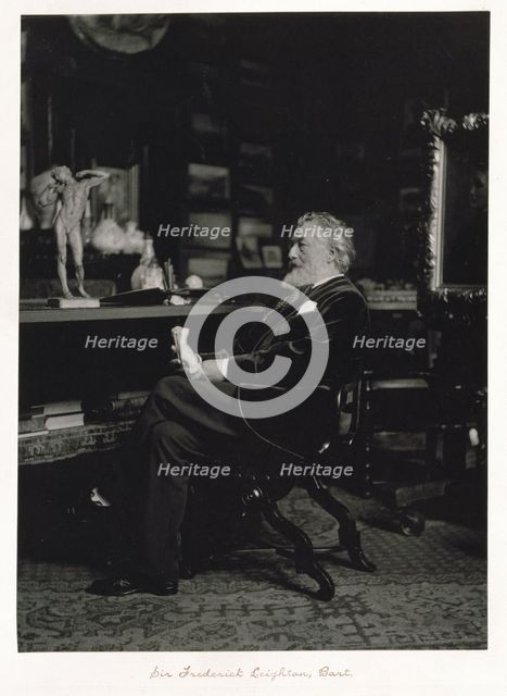 Lord Leighton, PRA, c1889-1891. Creator: Ralph W Robinson.