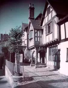 Lord Leycester's Hospital, Warwick, Warwickshire, c1955. Creator: Arthur Charles Kirby Ware