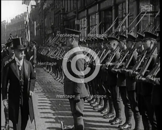 Lord Lieutenant of Ireland Edmund FitzAlan Howard, 1st Viscount FitzAlan of Derwent... 1921. Creator: British Pathe Ltd.