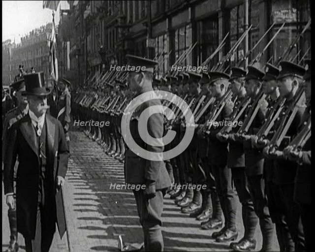 Lord Lieutenant of Ireland Edmund FitzAlan Howard, 1st Viscount FitzAlan of Derwent... 1921. Creator: British Pathe Ltd.