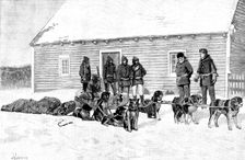 Lord Lonsdale’s Travels in North America: Oxford House, between Norway House and York Factory, 1890. Creator: Unknown