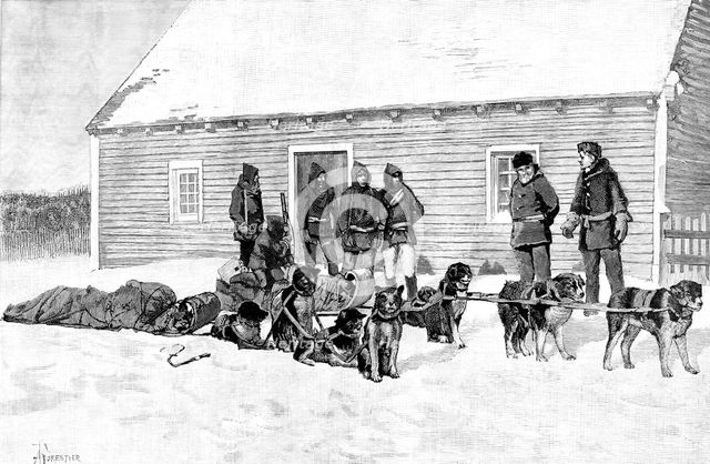 Lord Lonsdale’s Travels in North America: Oxford House, between Norway House and York Factory, 1890. Creator: Unknown.