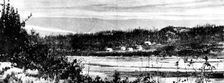 Lord Lonsdale’s travels in the Arctic regions of North America: Fort Norman, Mackenzie River, 1890. Creator: Unknown