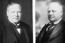 Lord Loeeburn, Lord High Chancellor in 1908, portrait bust, 1912. Creator: Bain News Service