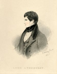 Lord Lyndhurst 1835. Creator: Richard James Lane
