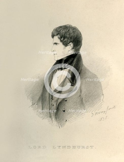 'Lord Lyndhurst', 1835. DELETE - duplicate Creator: Alfred d'Orsay.